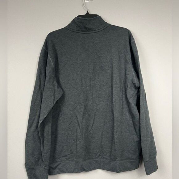 Eddie Bauer Large 3/4 Zip Gray Sweatshirt - Picture 4 of 5